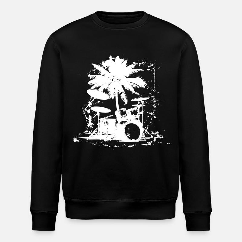 Schlagzeug - Stanley/Stella Unisex Bio-Sweatshirt ROLLER - Schwarz