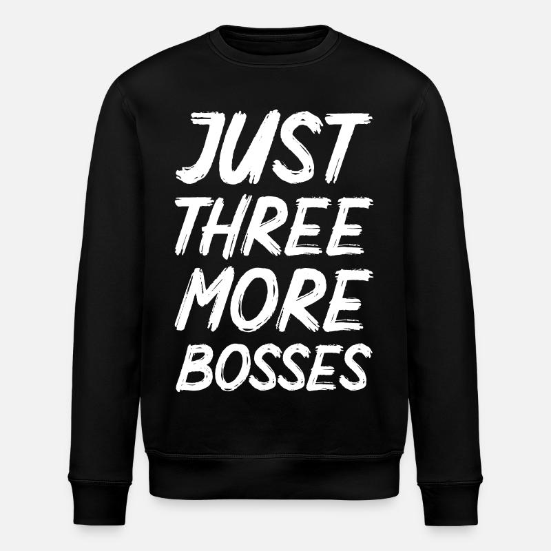 Plus que trois patrons - Sweat bio ROLLER Stanley/Stella Unisexe - noir