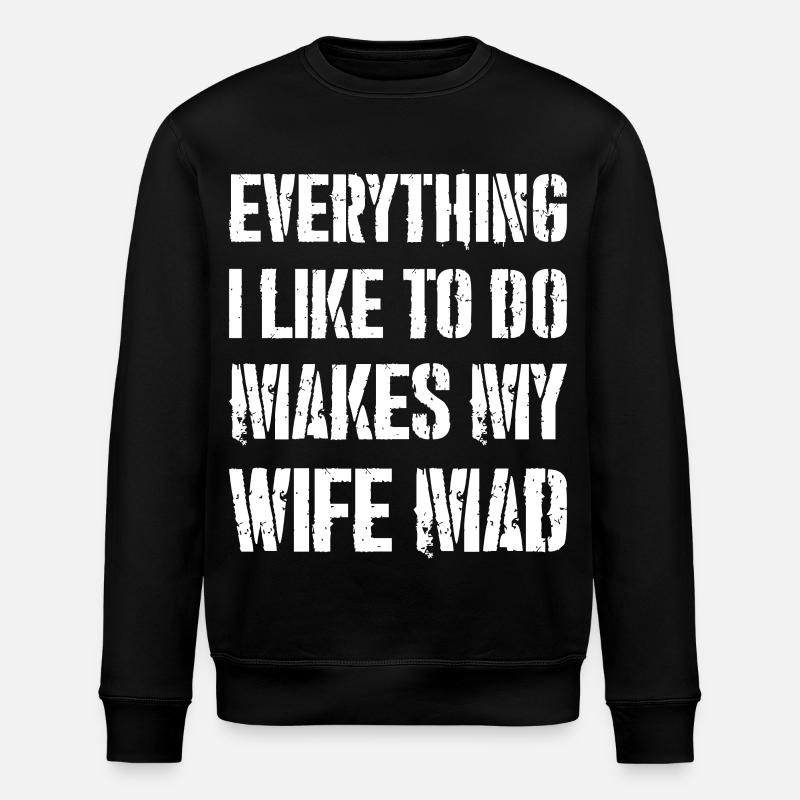 alles, was ich gerne mache - Stanley/Stella Unisex Bio-Sweatshirt ROLLER - Schwarz