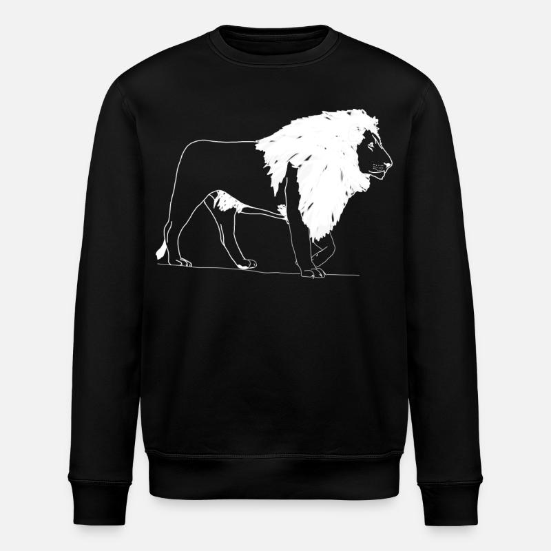 Löwe - Stanley/Stella Unisex Bio-Sweatshirt ROLLER - Schwarz