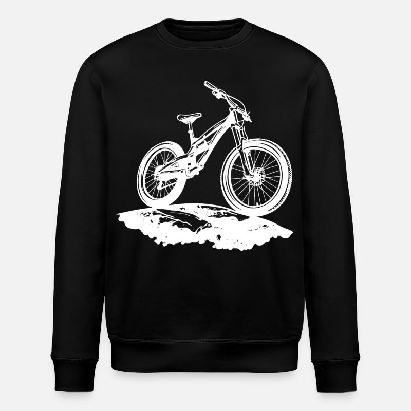 Mountain bikers - Stanley/Stella ROLLER Unisex Organic Sweatshirt - black