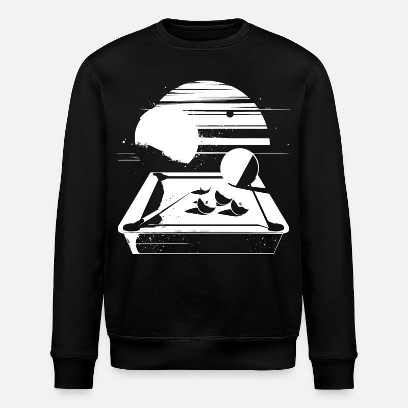Billard Grafik - Stanley/Stella Unisex Bio-Sweatshirt ROLLER - Schwarz
