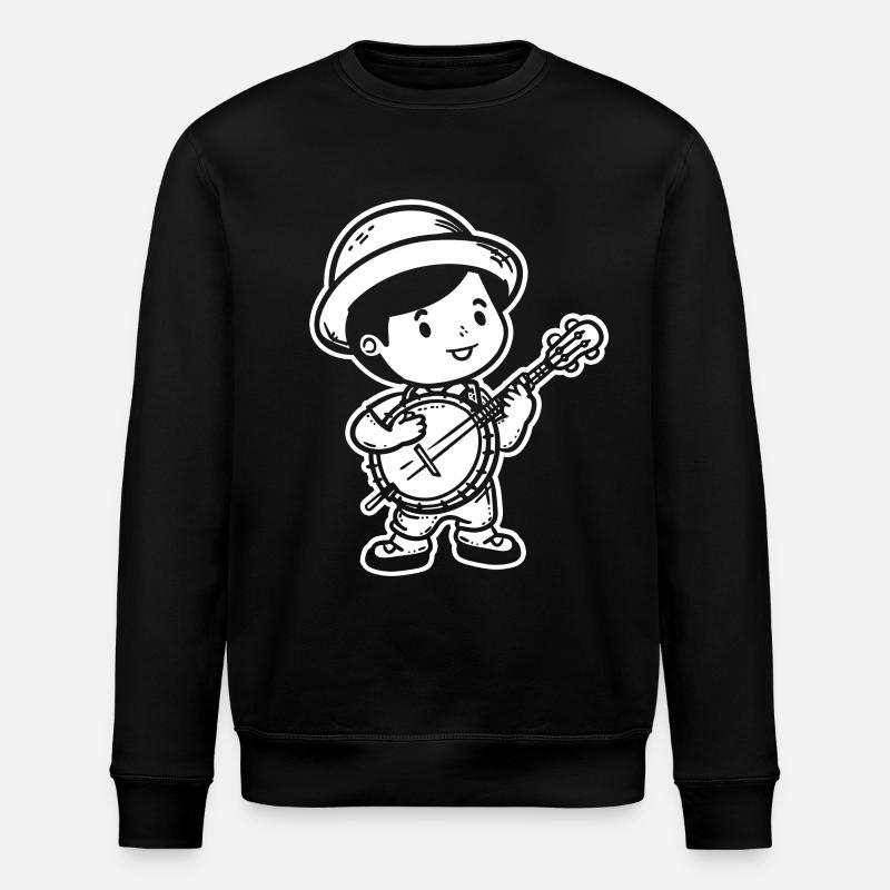 Petit joueur de banjo - Sweat bio ROLLER Stanley/Stella Unisexe - noir