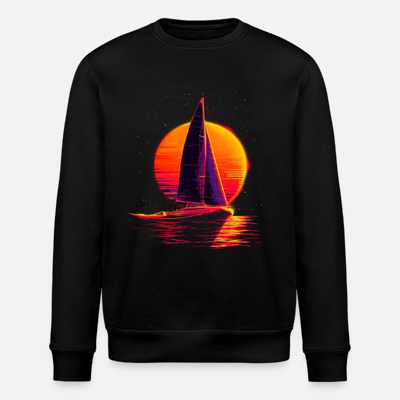 Voile à l’ancienne - Sweat bio ROLLER Stanley/Stella Unisexe - noir