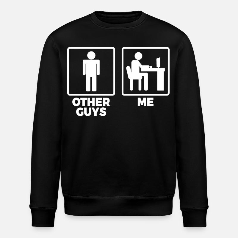 Ingénieur logiciel Stick Figures - Sweat bio ROLLER Stanley/Stella Unisexe - noir