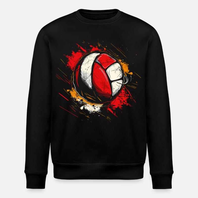 Dessin de volley-ball - Sweat bio ROLLER Stanley/Stella Unisexe - noir