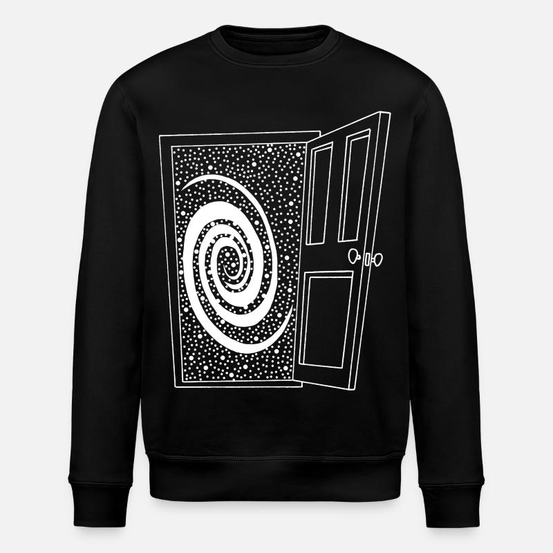 Porte ouverte sur l'univers - Sweat bio ROLLER Stanley/Stella Unisexe - noir