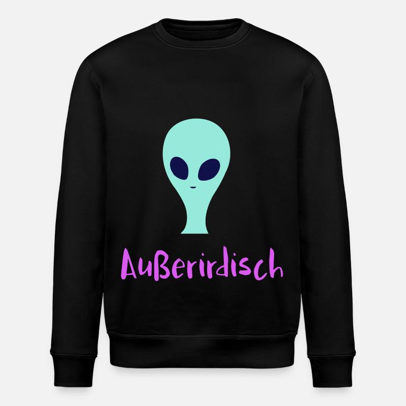 Mysterious Alien - Stanley/Stella ROLLER Unisex Organic Sweatshirt - black