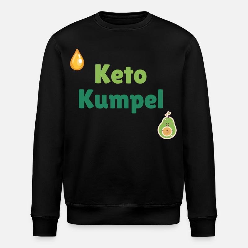 Keto Buddy - Stanley/Stella ROLLER Unisex Organic Sweatshirt - black