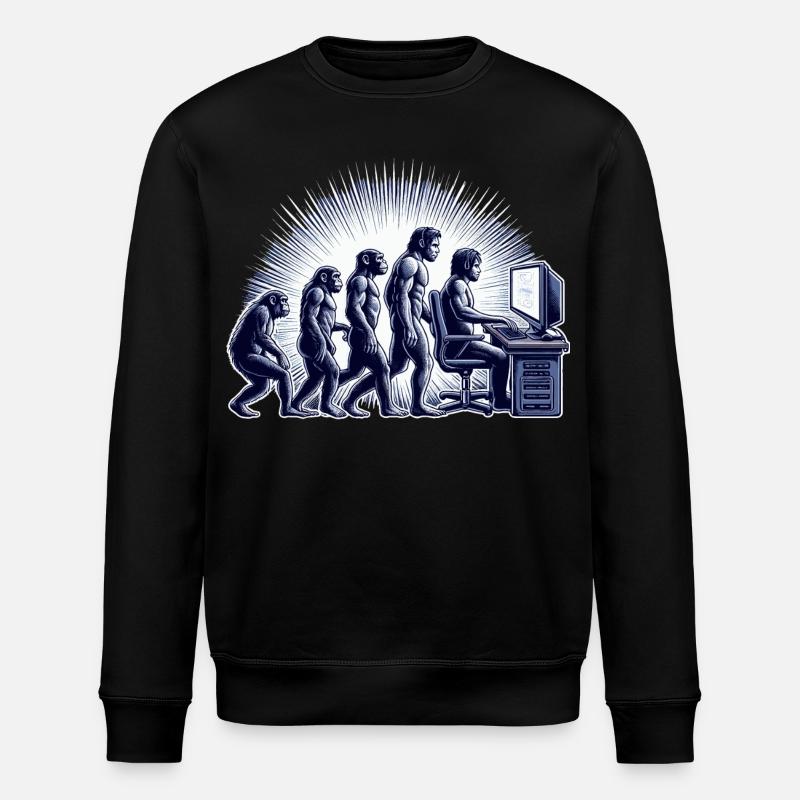 GAMING EVOLUTION - Stanley/Stella ROLLER Unisex Organic Sweatshirt - black