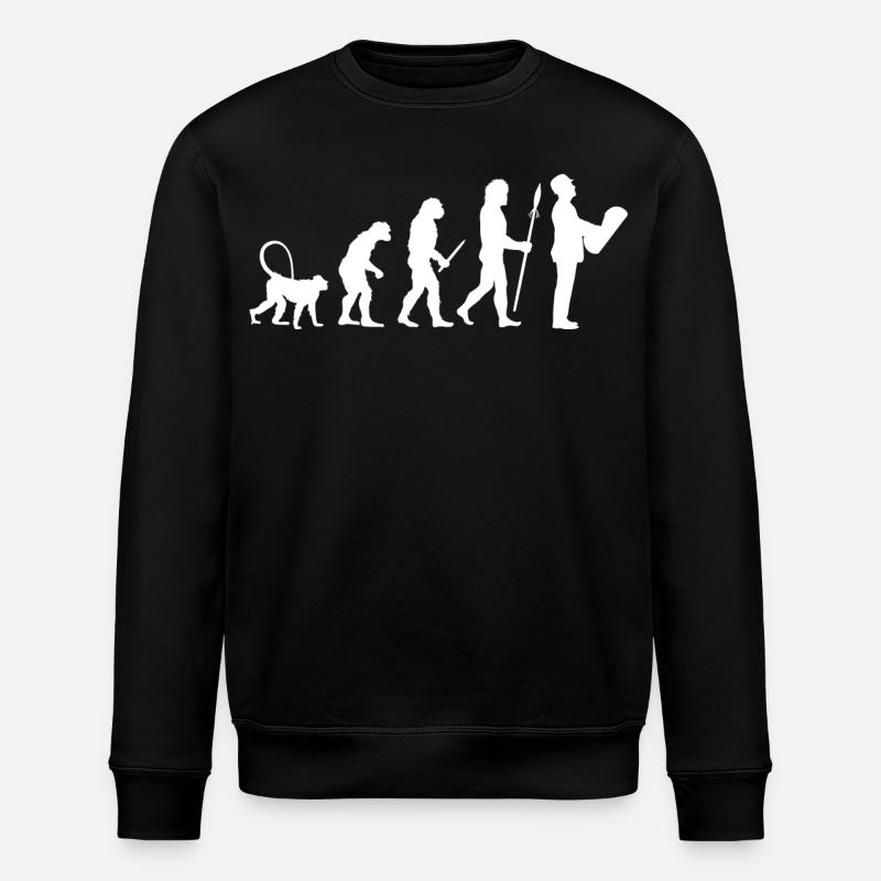 Die Entwicklung eines Architekten - Stanley/Stella Unisex Bio-Sweatshirt ROLLER - Schwarz