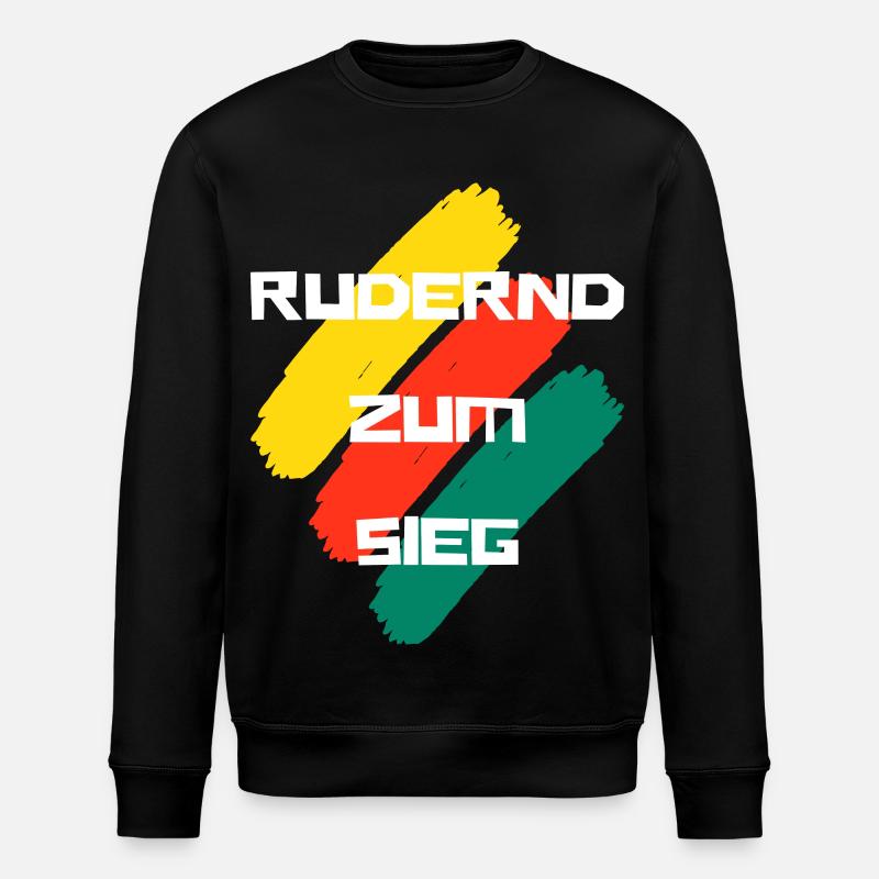 Rudernd zum Sieg - Stanley/Stella Unisex Bio-Sweatshirt ROLLER - Schwarz