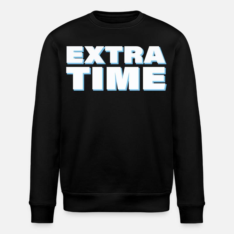 TEMPS SUPPLÉMENTAIRE - Sweat bio ROLLER Stanley/Stella Unisexe - noir