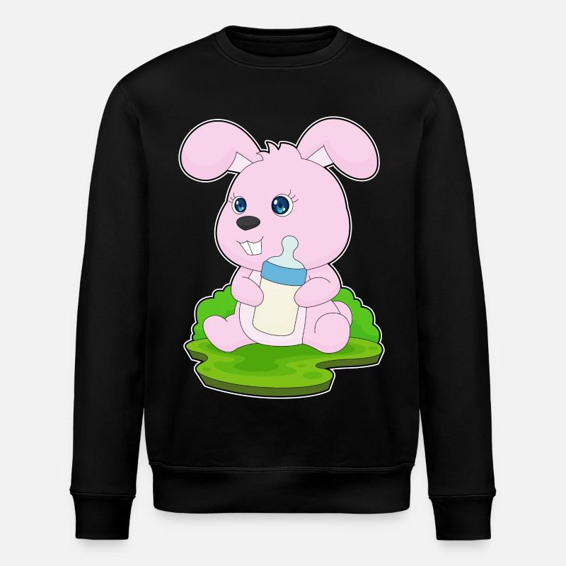 Bunny Lait de biberon - Sweat bio ROLLER Stanley/Stella Unisexe - noir