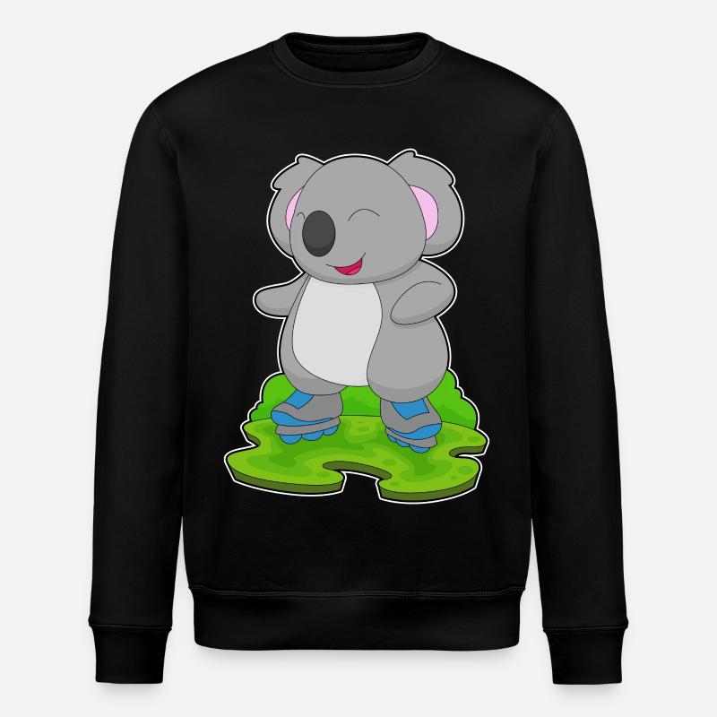Koala Inline skating Inline skates - Stanley/Stella ROLLER Unisex Organic Sweatshirt - black