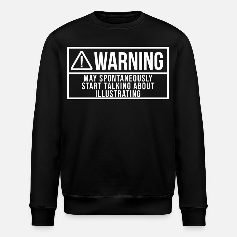 Illustrator - Stanley/Stella Unisex Bio-Sweatshirt ROLLER - Schwarz