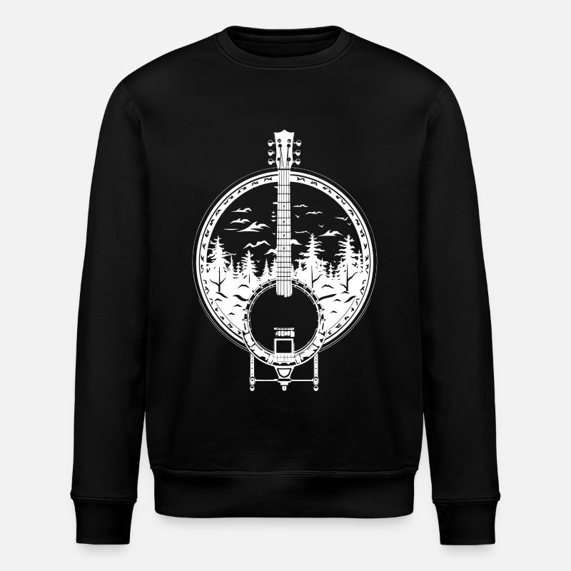 Dessin de banjo - Sweat bio ROLLER Stanley/Stella Unisexe - noir