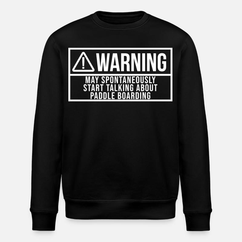 Paddle Board - Stanley/Stella ROLLER Unisex Organic Sweatshirt - black