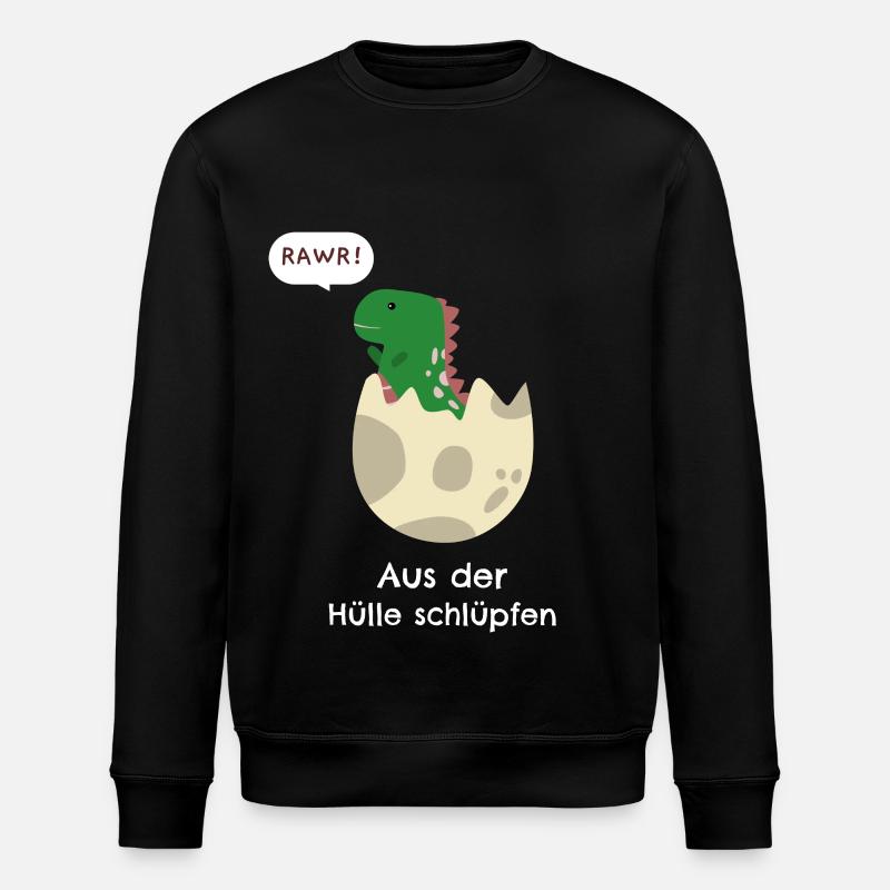 Aus der Hülle Schlupfen - Stanley/Stella Unisex Bio-Sweatshirt ROLLER - Schwarz