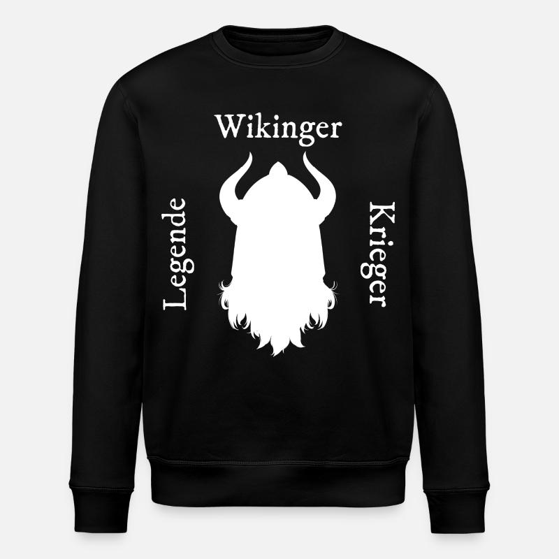 guerrier viking - Sweat bio ROLLER Stanley/Stella Unisexe - noir