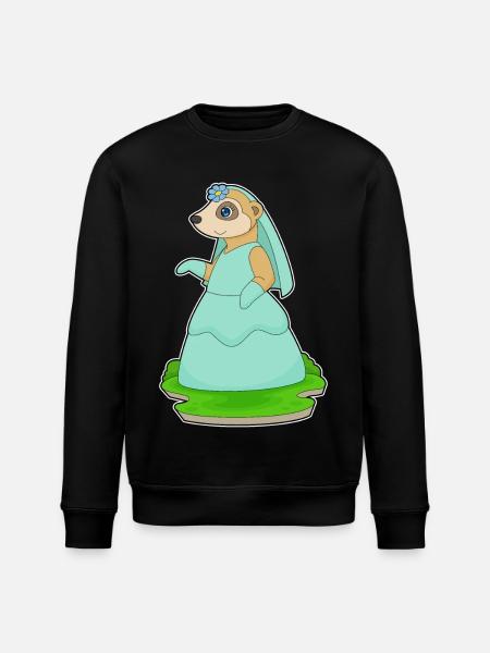 Suricate Voile de mariée Mariage - Sweat bio ROLLER Stanley/Stella Unisexe - noir