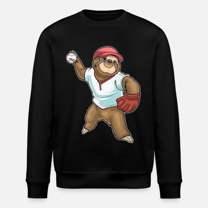 Gant de baseball Sloth - Sweat bio ROLLER Stanley/Stella Unisexe - noir