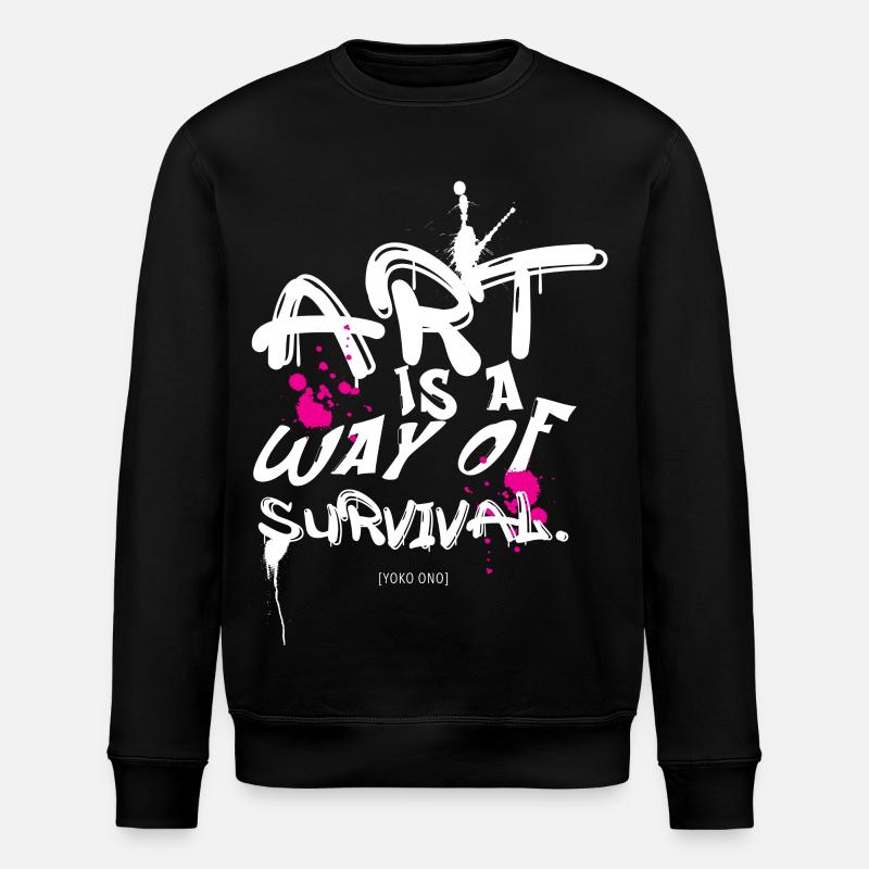 Art survival - Stanley/Stella Unisex Bio-Sweatshirt ROLLER - Schwarz