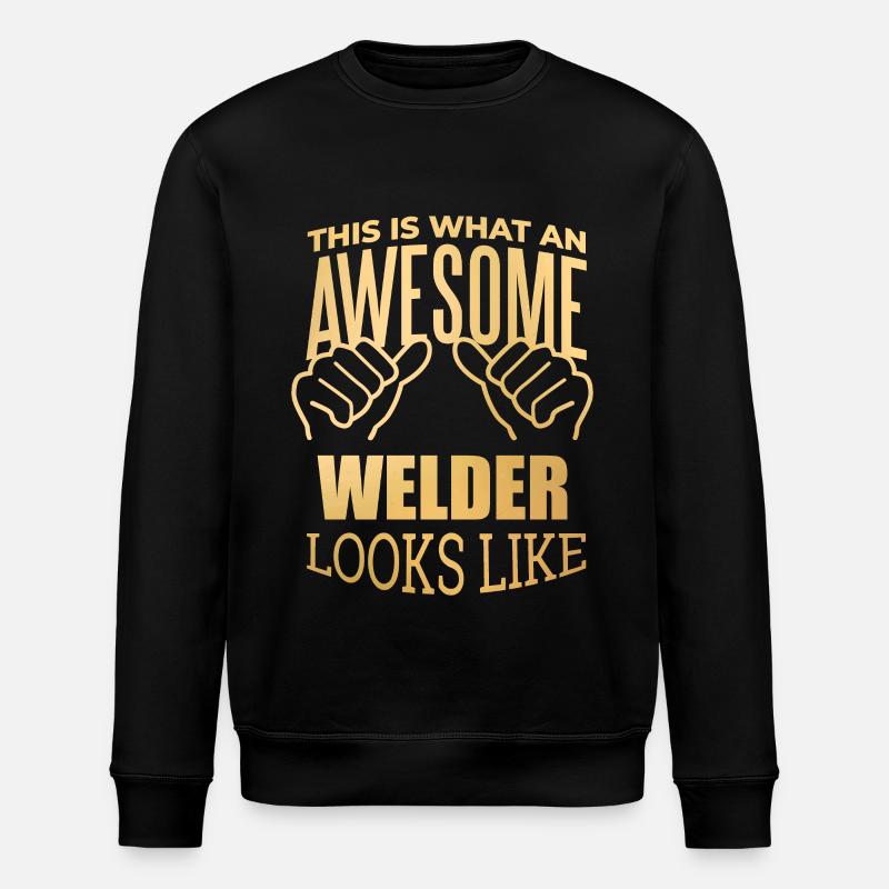 Welding - Stanley/Stella ROLLER Unisex Organic Sweatshirt - black