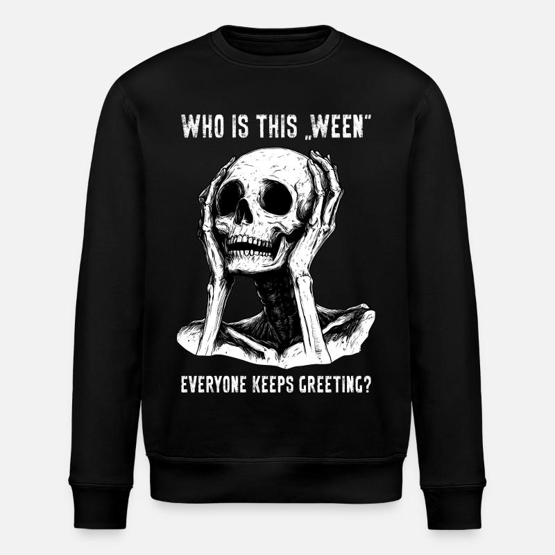 Meme Squelette Halloween Drôle Effrayant Cadeau - Sweat bio ROLLER Stanley/Stella Unisexe - noir