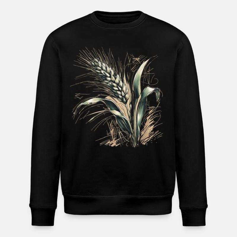 Un épi de blé - Sweat bio ROLLER Stanley/Stella Unisexe - noir