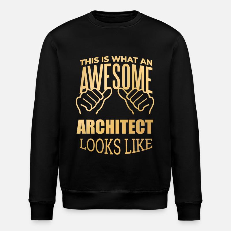 Architekt - Stanley/Stella Unisex Bio-Sweatshirt ROLLER - Schwarz