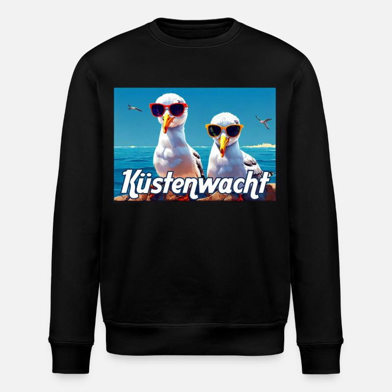 Garde-côtes Seagulls - Sweat bio ROLLER Stanley/Stella Unisexe - noir