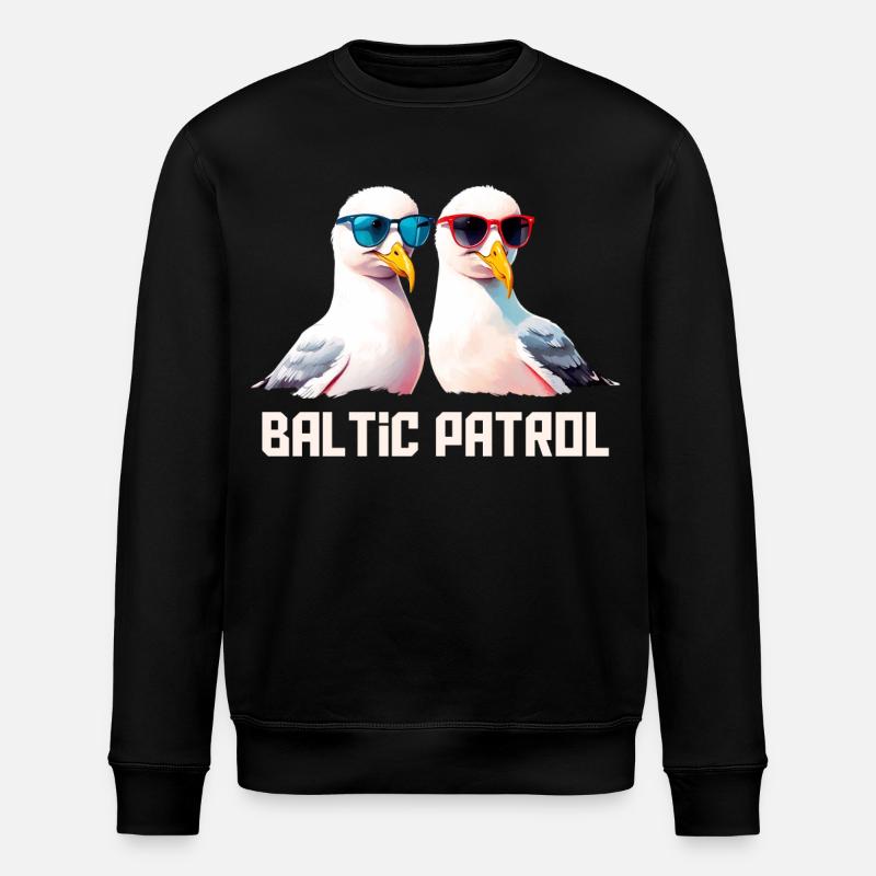Patrouille de la Baltique Seagulls - Sweat bio ROLLER Stanley/Stella Unisexe - noir