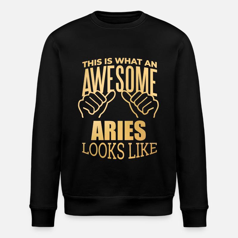 Widder - Stanley/Stella Unisex Bio-Sweatshirt ROLLER - Schwarz