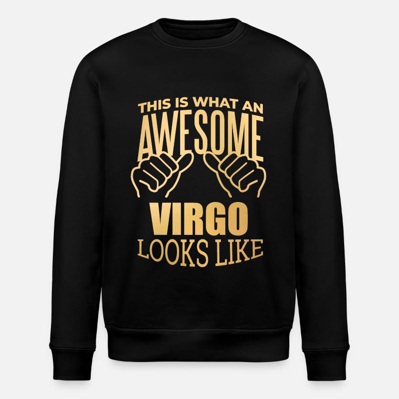 Jungfrau - Stanley/Stella Unisex Bio-Sweatshirt ROLLER - Schwarz