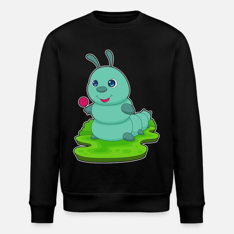 Sucette chenille - Sweat bio ROLLER Stanley/Stella Unisexe - noir