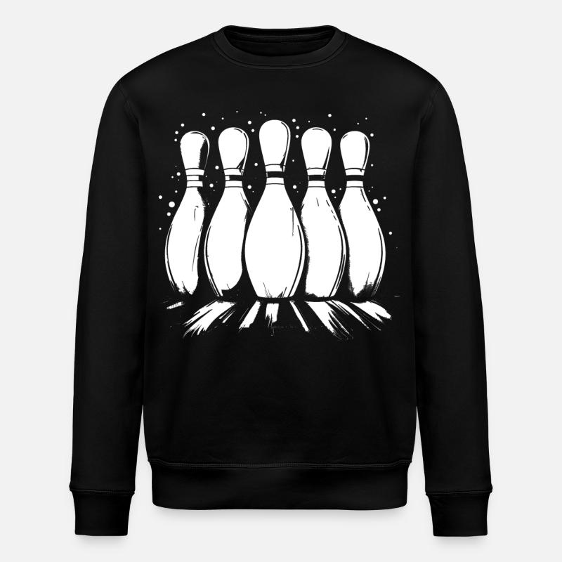 Quilles de bowling - Sweat bio ROLLER Stanley/Stella Unisexe - noir