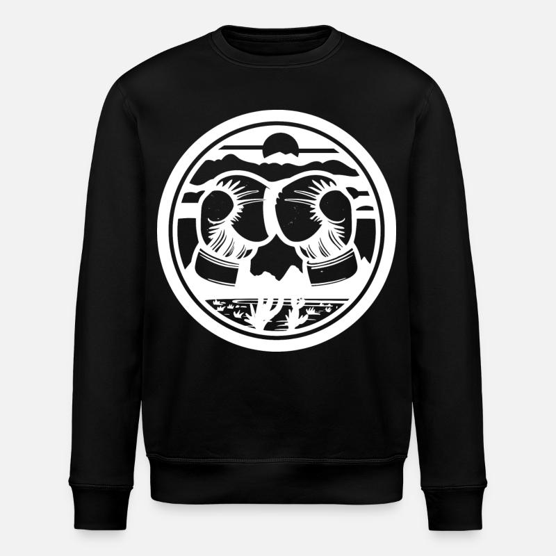 Croquis de boxe - Sweat bio ROLLER Stanley/Stella Unisexe - noir