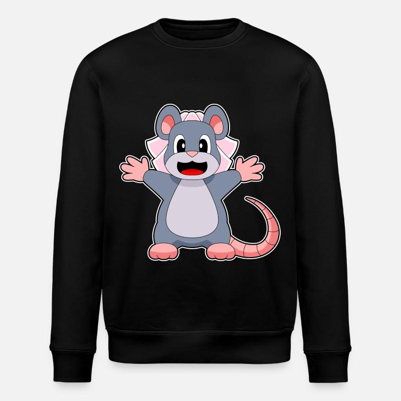 Souris Voile de mariée mariage - Sweat bio ROLLER Stanley/Stella Unisexe - noir