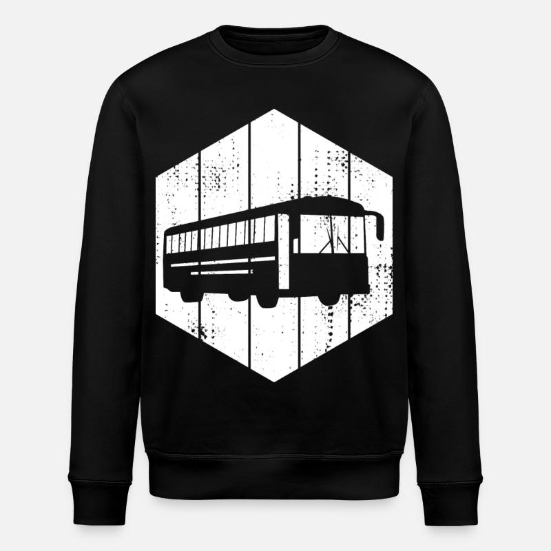 Dessin d’autobus - Sweat bio ROLLER Stanley/Stella Unisexe - noir