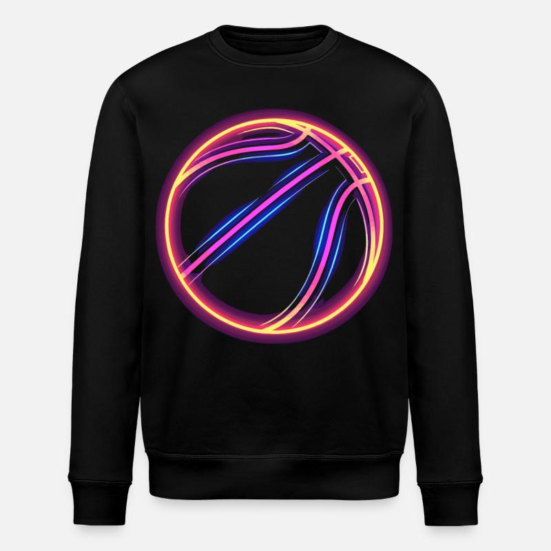 Basket-ball Retrowave - Sweat bio ROLLER Stanley/Stella Unisexe - noir