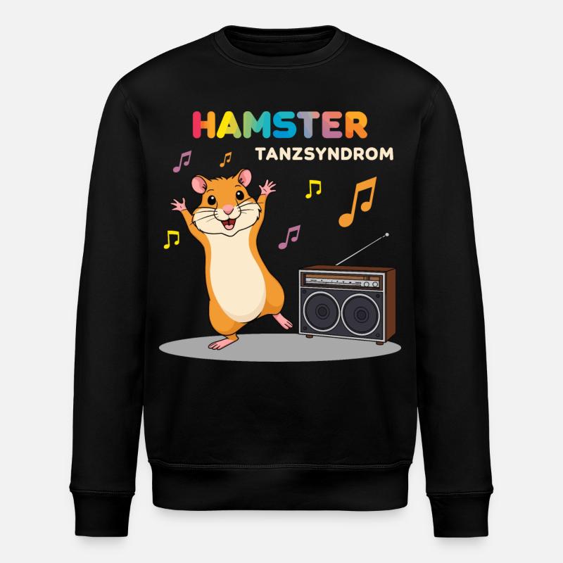 Hamster Tanzsyndrom - Stanley/Stella Unisex Bio-Sweatshirt ROLLER - Schwarz