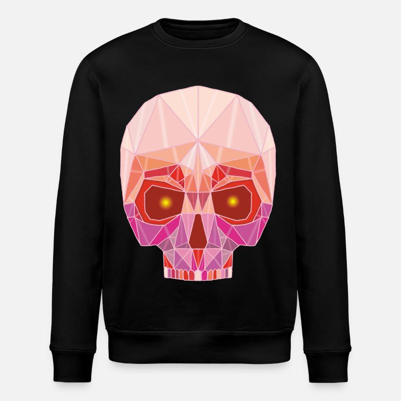 Rubin-Schädel - Stanley/Stella Unisex Bio-Sweatshirt ROLLER - Schwarz