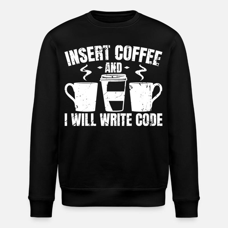 Programmeur Blagues drôles - Sweat bio ROLLER Stanley/Stella Unisexe - noir