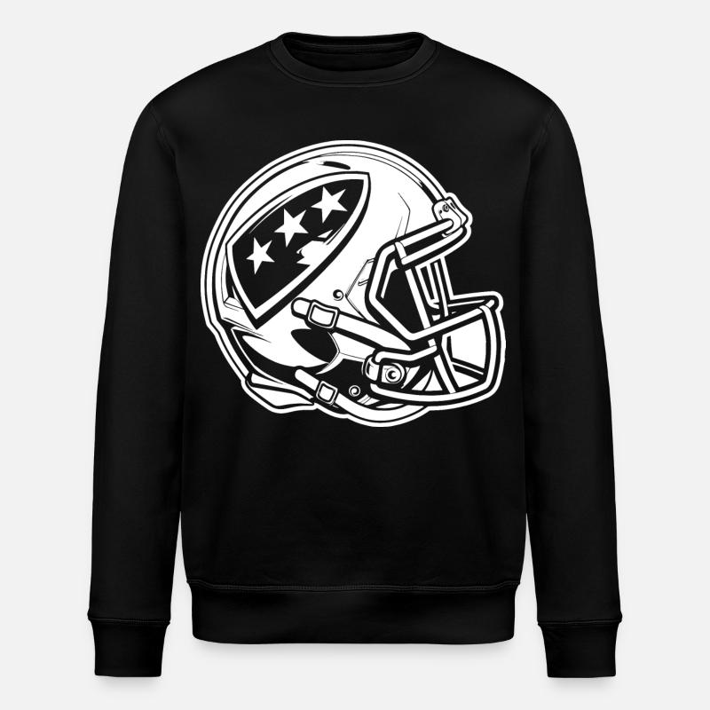 Casque de football - Sweat bio ROLLER Stanley/Stella Unisexe - noir