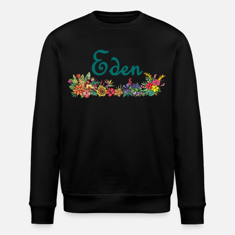 Blumen und Paradies - Stanley/Stella Unisex Bio-Sweatshirt ROLLER - Schwarz