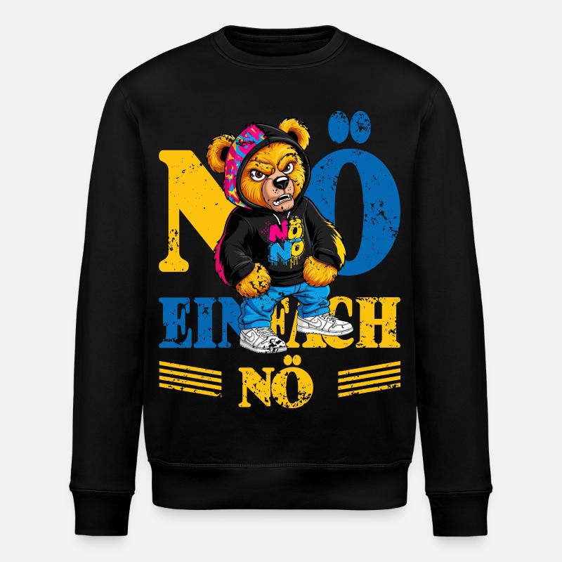 Ours - Sweat bio ROLLER Stanley/Stella Unisexe - noir