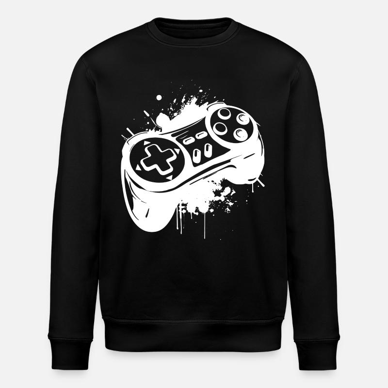 Gaming - Stanley/Stella Unisex Bio-Sweatshirt ROLLER - Schwarz