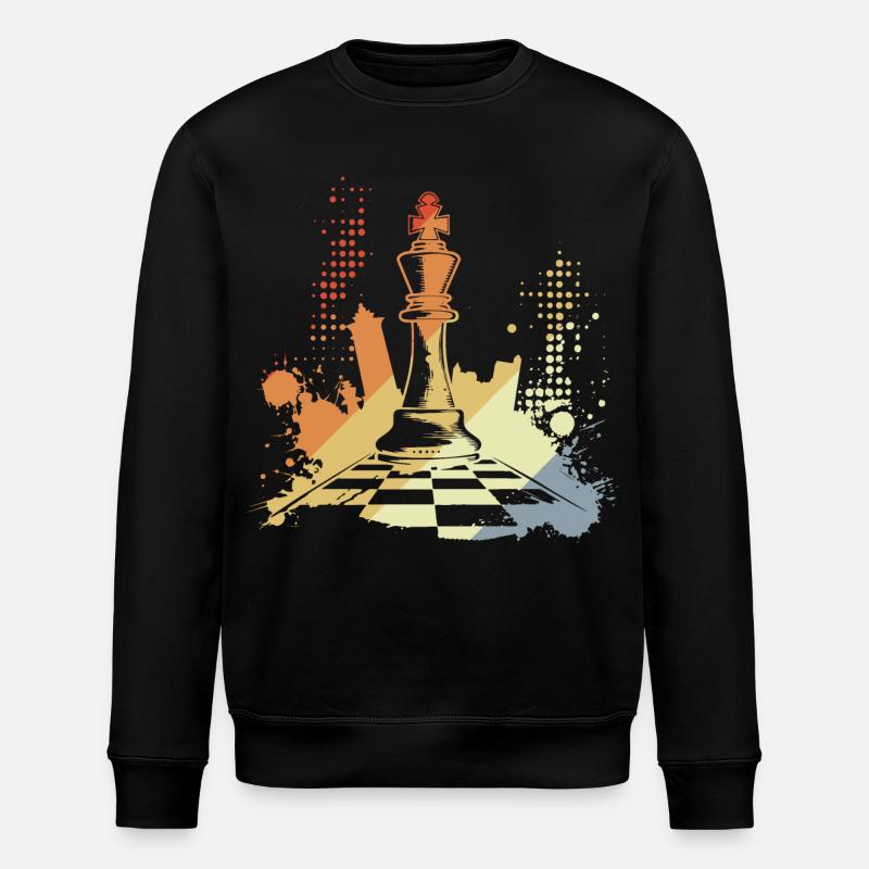 Chessman - Stanley/Stella ROLLER Unisex Organic Sweatshirt - black