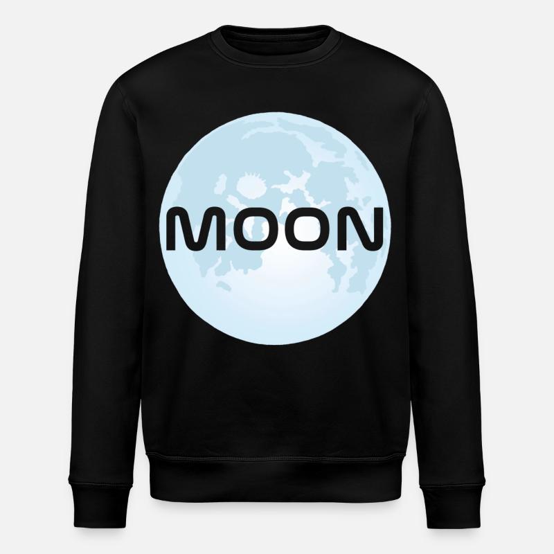 La lune - Sweat bio ROLLER Stanley/Stella Unisexe - noir